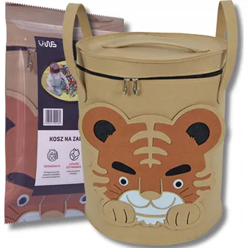 Úložný box Koš, vak na hračky 2v1, velká podložka a uzavíratelný úložný box XXL 150 cm pro děti