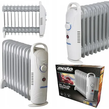 Olejový radiátor Olejový radiátor Mesko 1200 W bílý