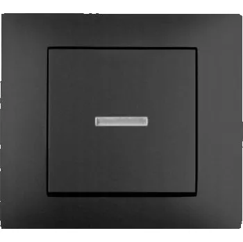 vypínač $VESTRA Konektor / zvonek / IP20 černý 3827-19