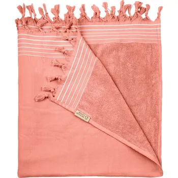 Prostěradlo Hammam do sauny 180 x 90 cm, růžový
