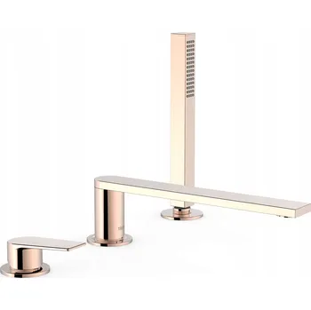 Vodovodní baterie Vanová baterie na okraj vany TRES Project zlatá