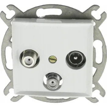 Elektrická zásuvka Anténní zásuvka nástěnná Argo bílá