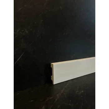 Podlahová lišta MDF soklová lišta Korner 18 x 60 mm, délka 240 cm, bílá