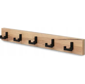 Věšák Šatní ramínko z kovu Furniteco dub zlatý