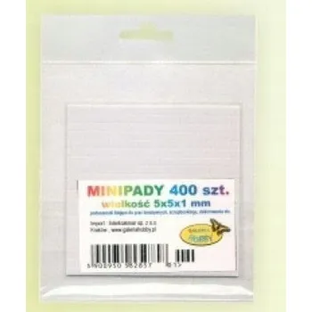 Kancelářské lepidlo LEPICÍ KOSTIČKY Lepidlo v BODECH Minipady Lepicí 5x5x1mm 400 Kusů Sada