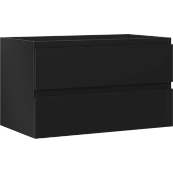 Koupelnový nábytek Mexen Orio koupelnová skříňka pod umyvadlo 80 cm, 2 zásuvky, černý mat - 91A10-08047-2-BFF71 Koupelnové skříňky