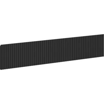 Koupelnový nábytek Mexen Rivel přední rýhovaný k tělu koupelnové skříňky 80 x 20 cm, černý mat - 91A20-0800-235-1-71 Čela a dvířka skříněk