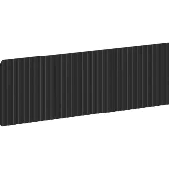 Koupelnový nábytek Mexen Rivel čelní panel drážkovaný pro skříňku do koupelny 50 x 20 cm, černý mat - 91A20-0500-235-1-71 Čela a dvířka skříněk