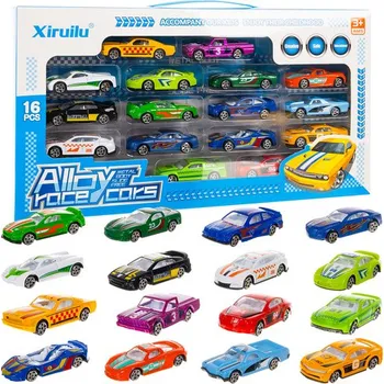 autíčko Iso trade Barevná auta/pružiny 1:64 - 16 dílů 26319