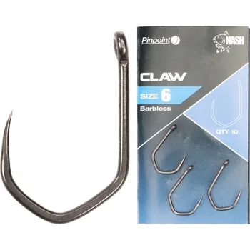 Rybářský háček Nash Háčky Pinpoint Claw vel. 6 Barbless