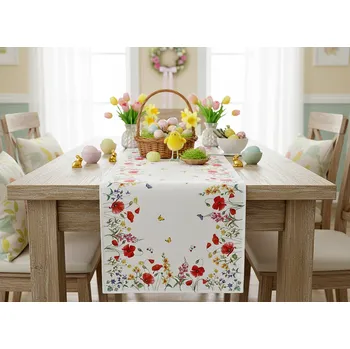 ubrus Vzorovaný ubrus - běhoun na stůl SPRING MEADOW III. 40x140 cm Mybesthome