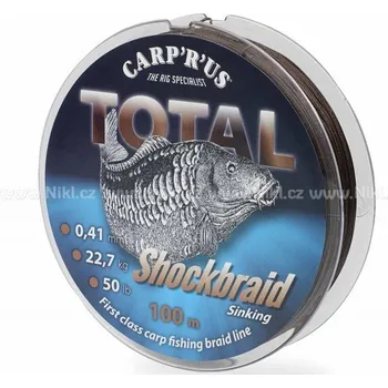 Galanterie Carp ´R´ Us Total Shock Braid 0,30mm 100m 13,61kg 30lb