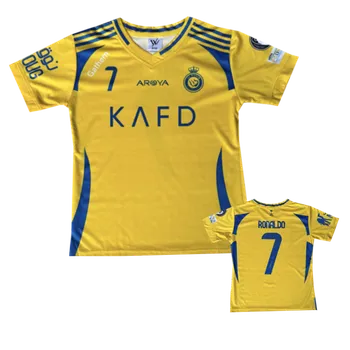 Fotbal Numberoplus Premium dětský fotbalový dres tričko Al Nassr 30736 - Cristiano Ronaldo CR7 Velikost: 14 let ( vel.158)