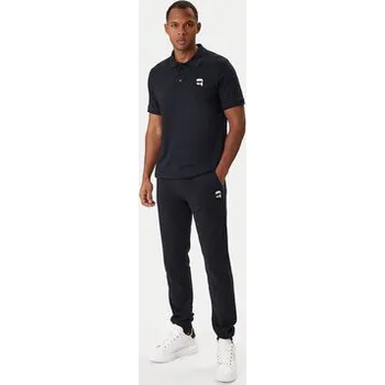 Pánská košile KARL LAGERFELD Polokošile 745710 561224 Tmavomodrá Regular Fit L