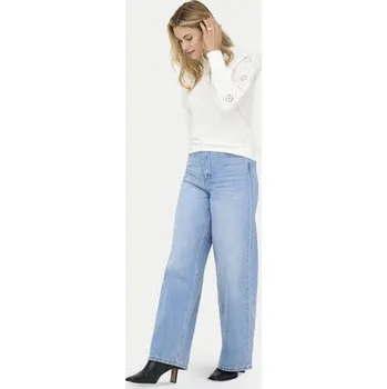 Dámská mikina ONLY Mikina Femme 15315687 Bílá Regular Fit XS