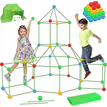 ostatní stavebnice STAVEBNICE BRČKA SLÁMKY STAN SADA XL PRO STAVĚNÍ ZÁKLADNY 175DÍLŮ