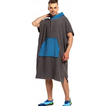 Pánské froté pončo z bavlny do sauny