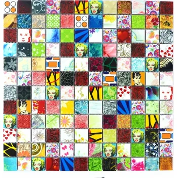 Obklad Keramická mozaika WzorcowniaStudio 30 x 30 cm, odstíny růžové