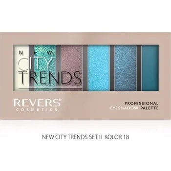 Oční stíny Profesionální oční stíny 18 Revers City Trends - Dlouhotrvající