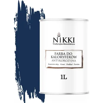 barva na kov Barva pro radiátory Antikorozní Odolná 1L Lesklá Modrá Kobaltová 3v1