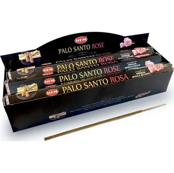 Čajovna Šestiúhelníkové vonné tyčinky Masala - Palo Santo-Růže Hem