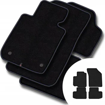 autokoberec Velurové autokoberce Motos 4 ks