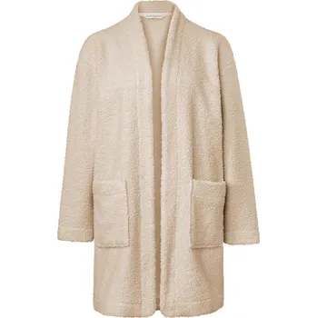 Dámský kabát 688716 - Tchibo - Plyšový kabátek - pro ženy - vel. XL 48/50 - barva: béžová