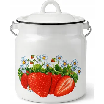 Konvička na mléko SMALTOVANÁ NÁDOBA NA MLÉKO KONVICE KANVIČKA SMALT OLKUSZ 3L