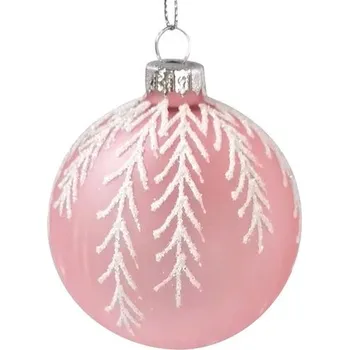 Vánoční dekorace Sada skleněných baněk 8 cm, 4 ks v balení (cs, Anděl Přerov s.r.o.)