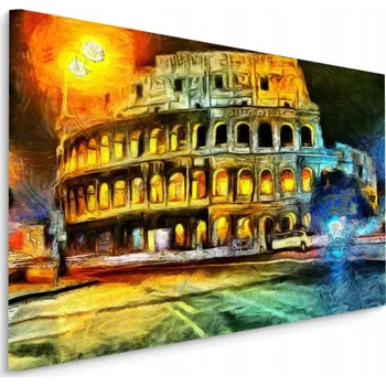 Obraz Obraz Canvas KOLOSEUM Řím Malířství Dekorace 40x30