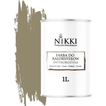 barva na kov Barva pro radiátory Antikorozní Odolná 1L Polomat Šedožlutá RAL7034 3v1