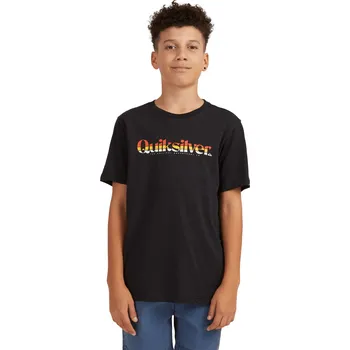 Chlapecké oblečení quiksilver Dětské triko youth primary colours tee black - kvj0