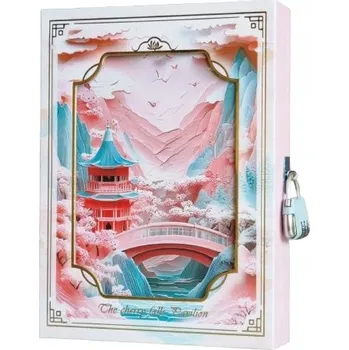 Zápisník Památník Notes na zámek, formát A4, 96 listů. SAKURA