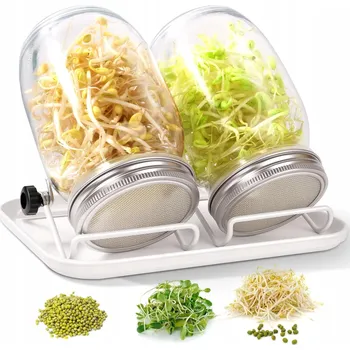 Sklenice 2KS NAKLIČOVACÍ NÁDOBA SKLENĚNÁ SKLENIČKA 1000 ML NA KLÍČENÍ SADA