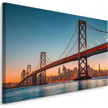 Obraz Obraz na plátně Most panorama Kalifornie 40x30