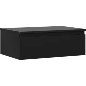 Koupelnový nábytek Mexen Orio koupelnová skříňka pod umyvadlo 70 cm s deskou, 1 zásuvka, černá mat - 91A10-07023-1-BFC71 Koupelnové skříňky