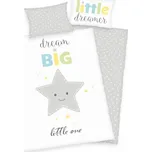 Herding bavlna Povlečení do postýlky Malý snílek 40X60/100X135CM