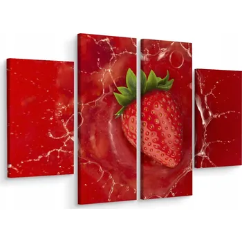 Obraz Vícedílný obraz Červené OVOCE Dekor 120x90
