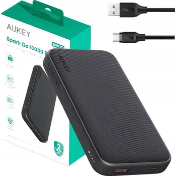 Powerbanka Powerbank Aukey 10000 mAh šedý