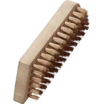 Drátěný kartáč Lessmann 144311 | Mořící a roztírací kartáč 150x50x130x15/6, bronzový drát, zvlněný 0,15