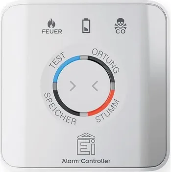 Sada domovního alarmu Řídicí jednotka alarmu Ei Electronics Ei450, dálkové ovládání pro bezdrátově propojené detektory