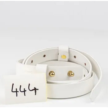 Opasek Kožedělník 444 Dámský opasek univerzální - bílý (Zachraň kůži = 1 ks) Kožený opasek k šatům nebo sukni. Vystavený kus, 2. jakost. Doplňkové ilustrační fotky a videa.