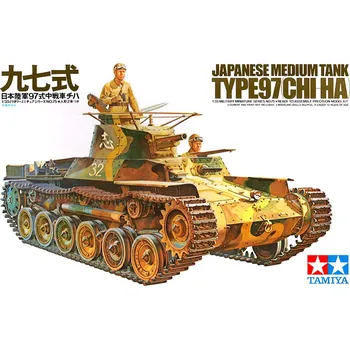 Plastikový model Japanese Tank Type 97 Chi-Ha (Tamiya 1:35)