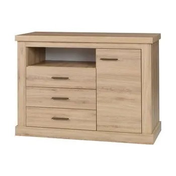 Televizní stolek Stolek TV 123 Amber AR6, 123 x 88 x 44 cm, dub divoký, borovice bílá, stirling