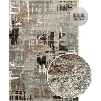 Koberec Kusový koberec RAVE 24037 123 Šedý Rozměr: 80x150 cm