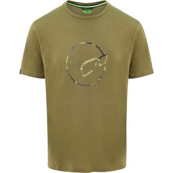 Pánské tričko Korda Tričko LE Distressed Logo Tee Olive vel. S