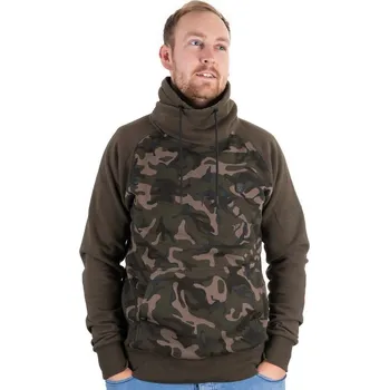 Pánská mikina Fox Mikina Khaki Camo High Neck vel. XXXL