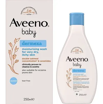 Koupelová kosmetika AVEENO Baby Dermexa Hydratační mycí gel 250 ml