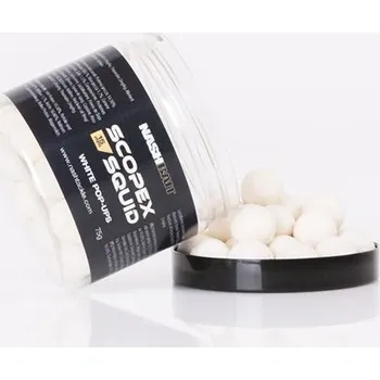 Boilies Nash Scopex & Squid Pop Ups White 20mm 75g