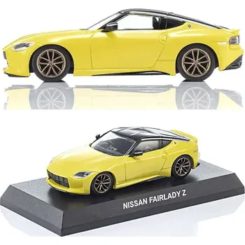 Plastikový model Kyosho 1:64 Nissan Fairlady-Z Book Type - Yellow - expresní doprava